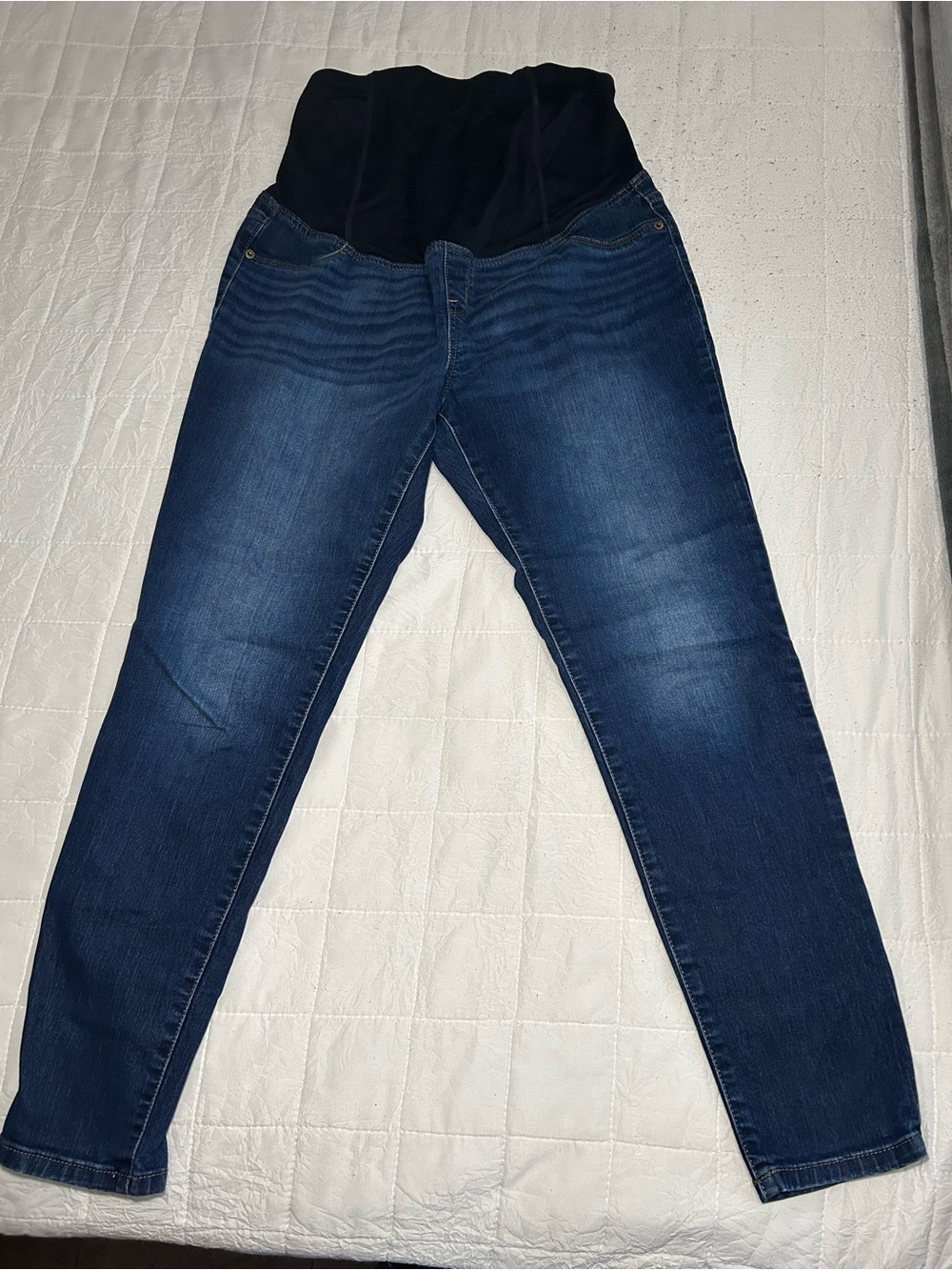 Maternity Dark Blue Skinny Jeans